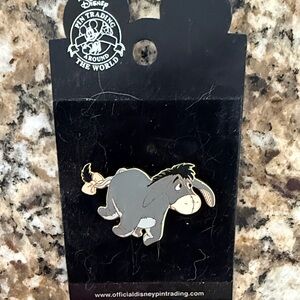 Disney Eeyore Gray and Black Pin